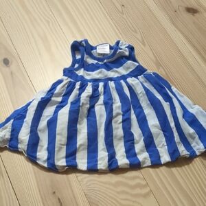 Hanna Andersson Blue and White Striped Dress